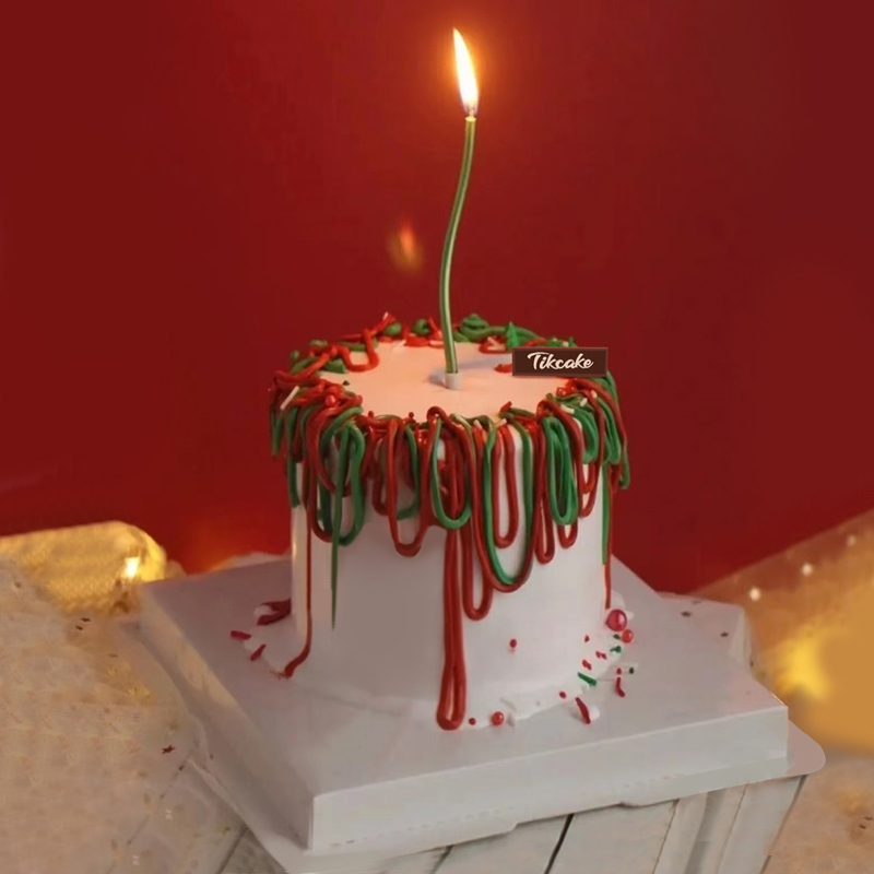 欢庆圣诞奶油蛋糕