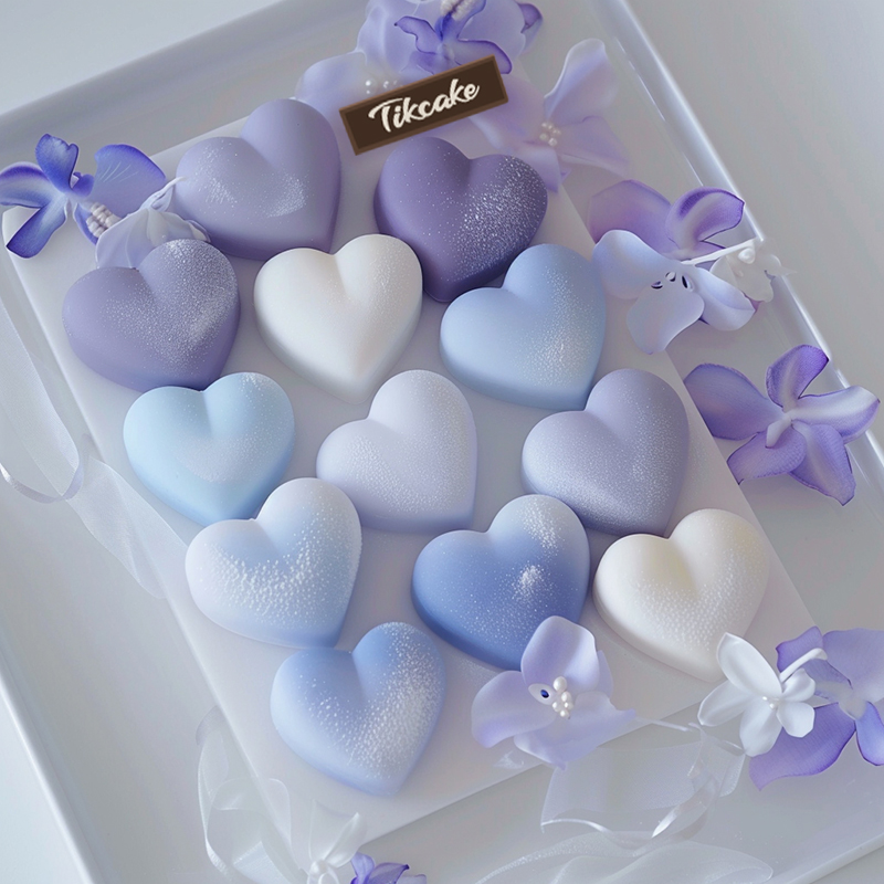 原创爱心主题巧克力蛋糕（城市款）