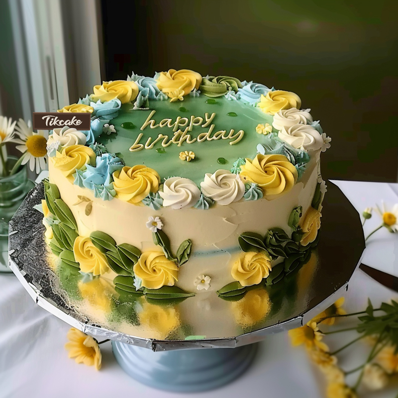 原创复古风鲜奶蛋糕（六）