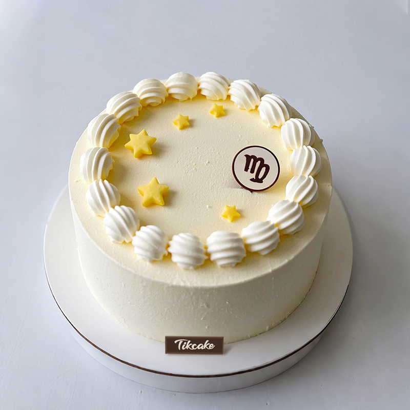原创处女座主题鲜奶蛋糕八（8.23-9.22）