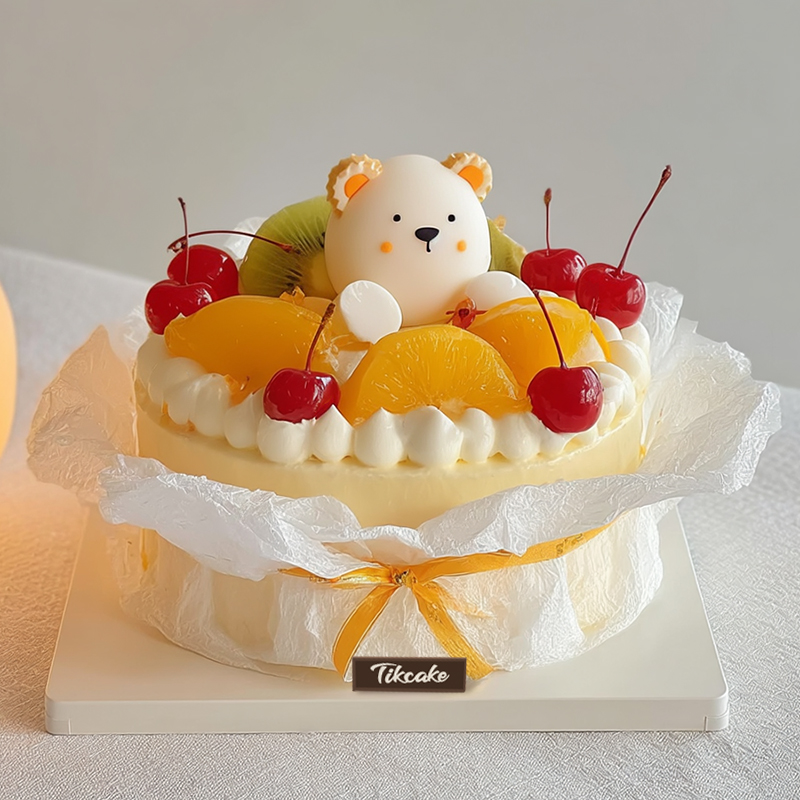 原创水果主题儿童鲜奶蛋糕