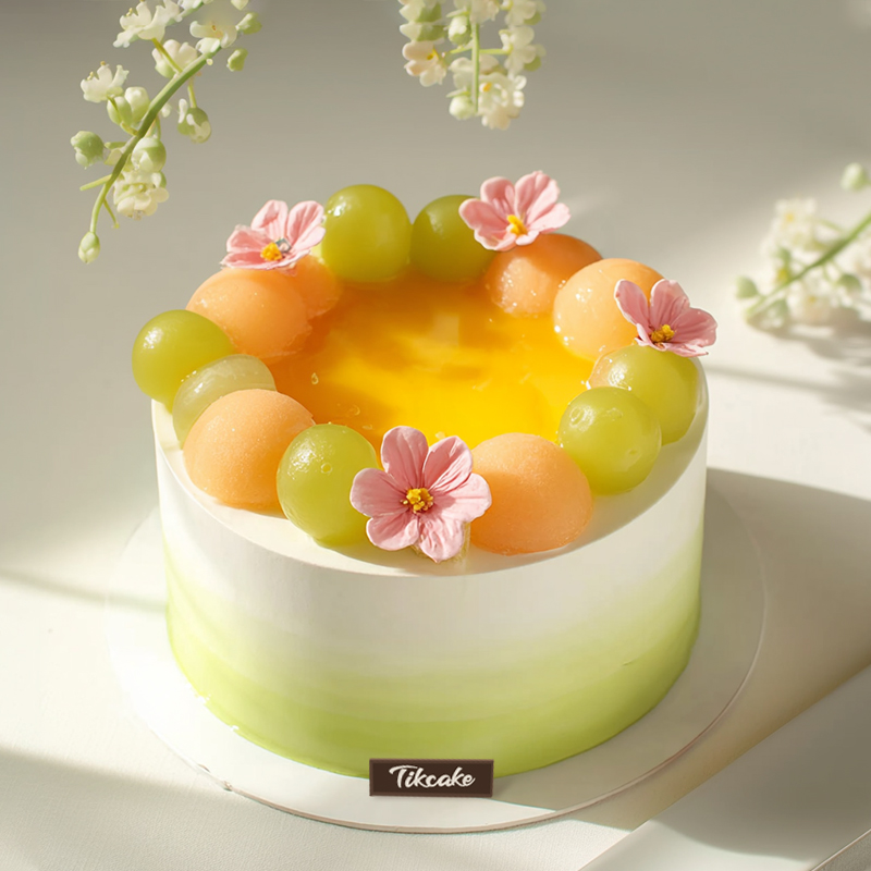 原创小清新水果鲜奶蛋糕（六）