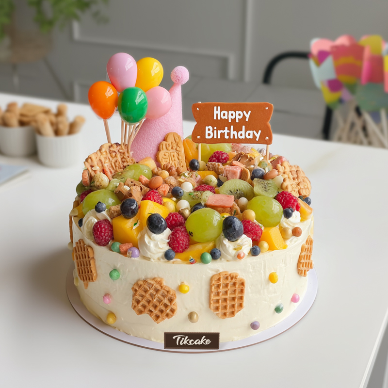 原创水果主题儿童鲜奶蛋糕（二）